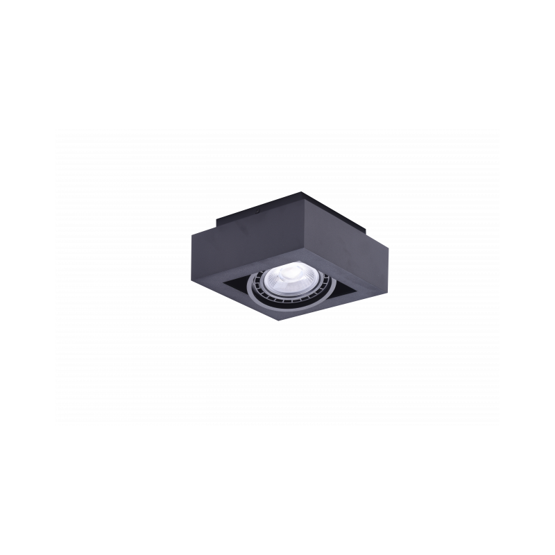 Czarna Lampa Sufitowa Nikea 1 Es111 Bk Az4438