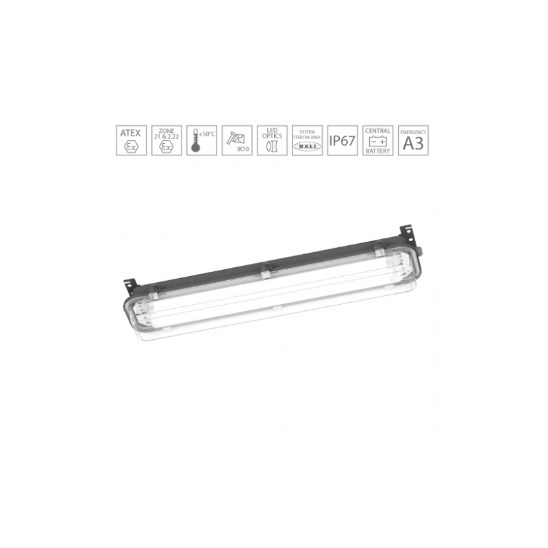 Oprawa Przeciwwybuchowa Exl310Led 65,7W Ip67 Ok. 130Cm