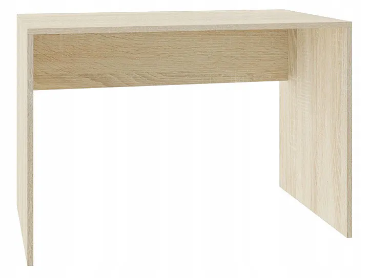 Minimalistyczne biurko dąb sonoma Terano Silver Active 3X | Edinos.pl