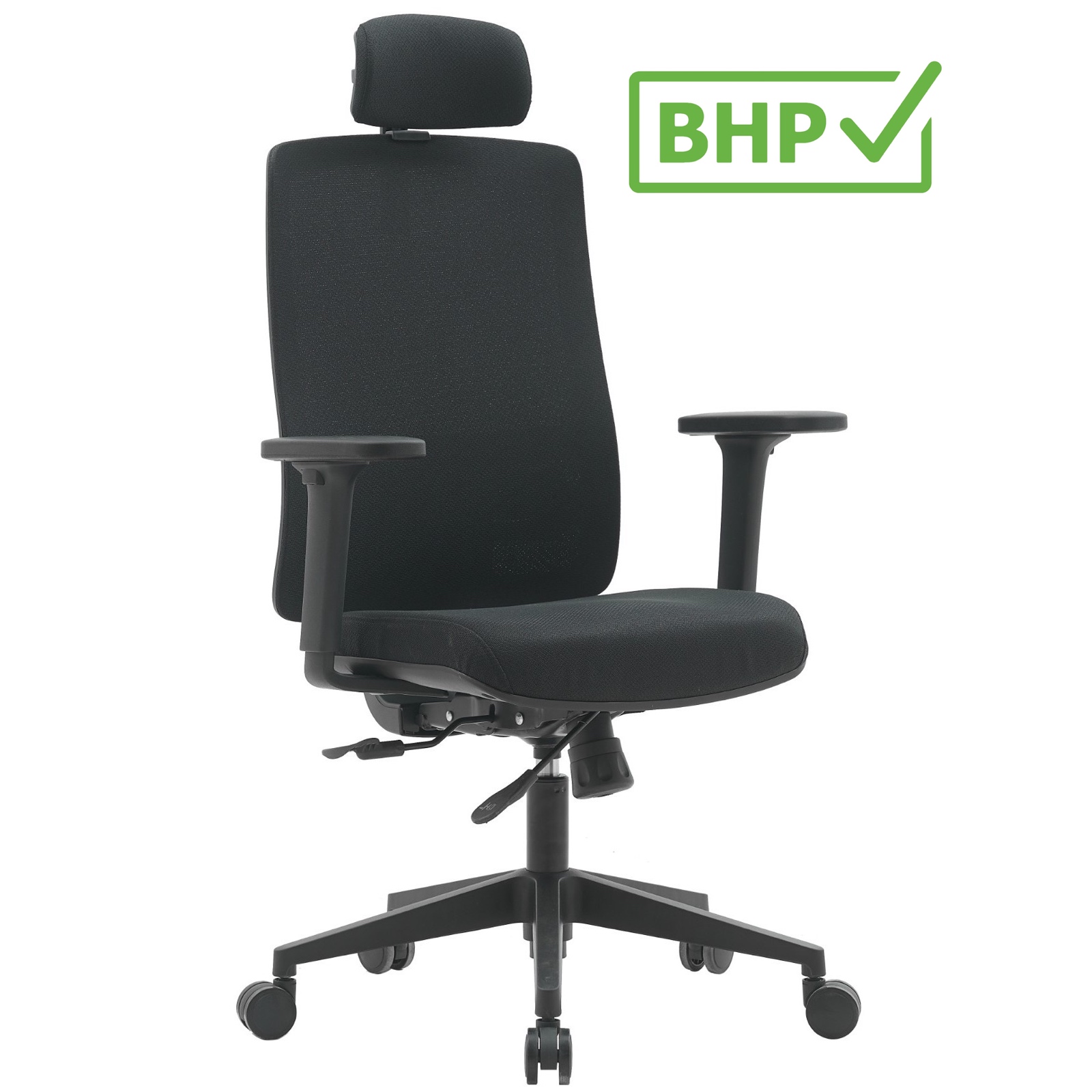 Ergonomiczny fotel biurowy do pracy Popstar Lux HR, zgodny z normą BHP
