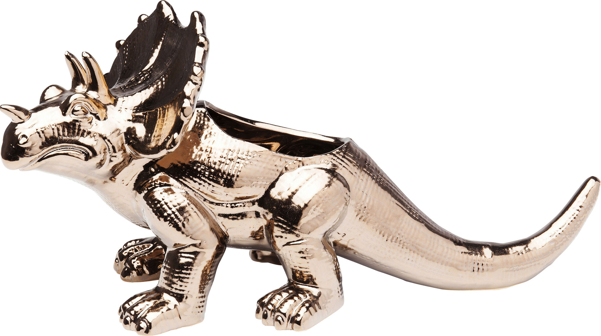 Figurka dekoracyjna Dino 42x20 cm złota