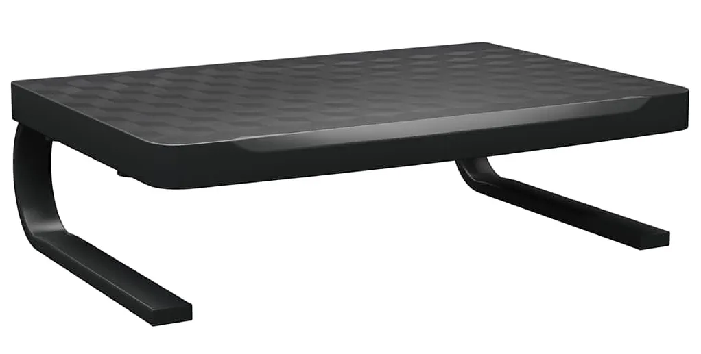 Minimalistyczna czarna podstawka pod monitor Rokola | Edinos.pl