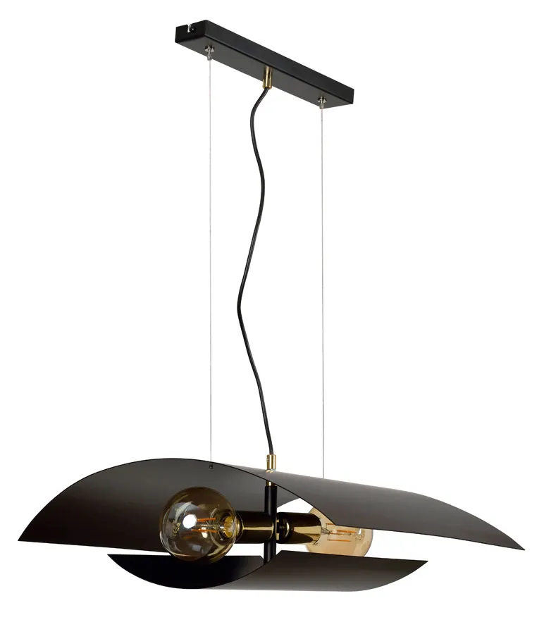 Czarna nowoczesna lampa wisząca do salonu D011-Xara | Edinos.pl