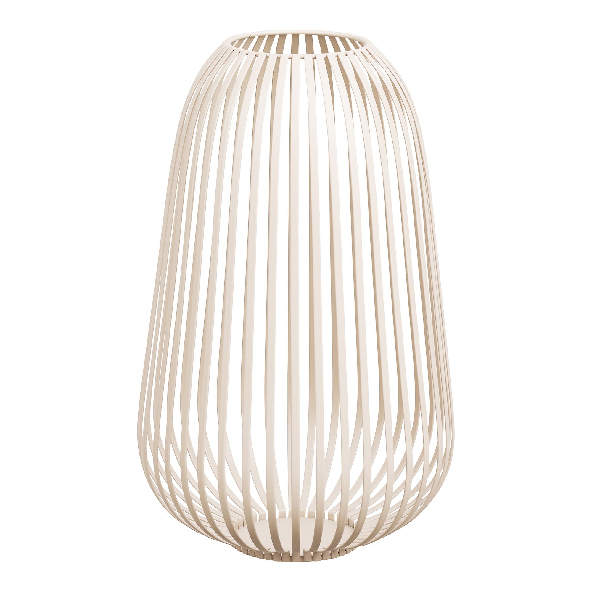 Lampion Stoense ø24,5x40 cm metalowy beżowy