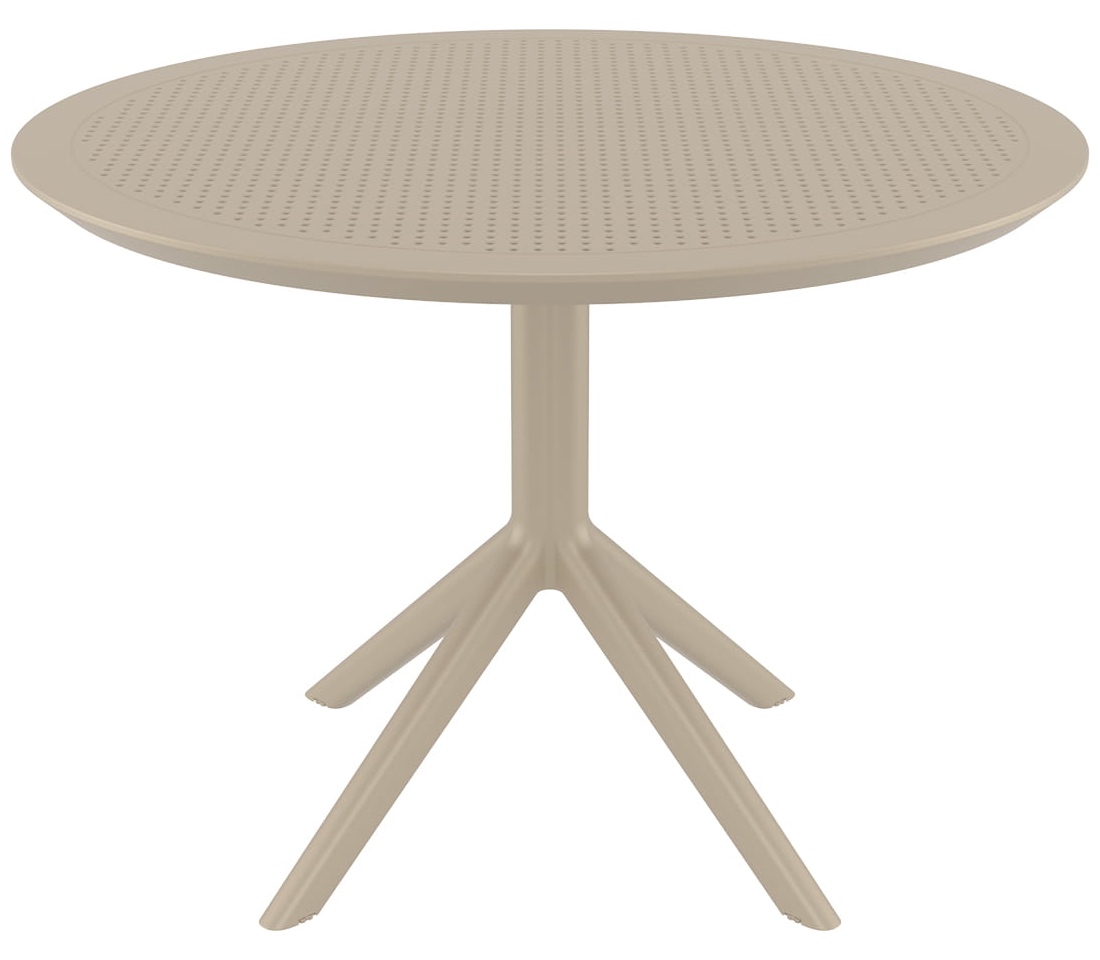 Okrągły stół do kawiarni z tworzywa Sky Table fi 105