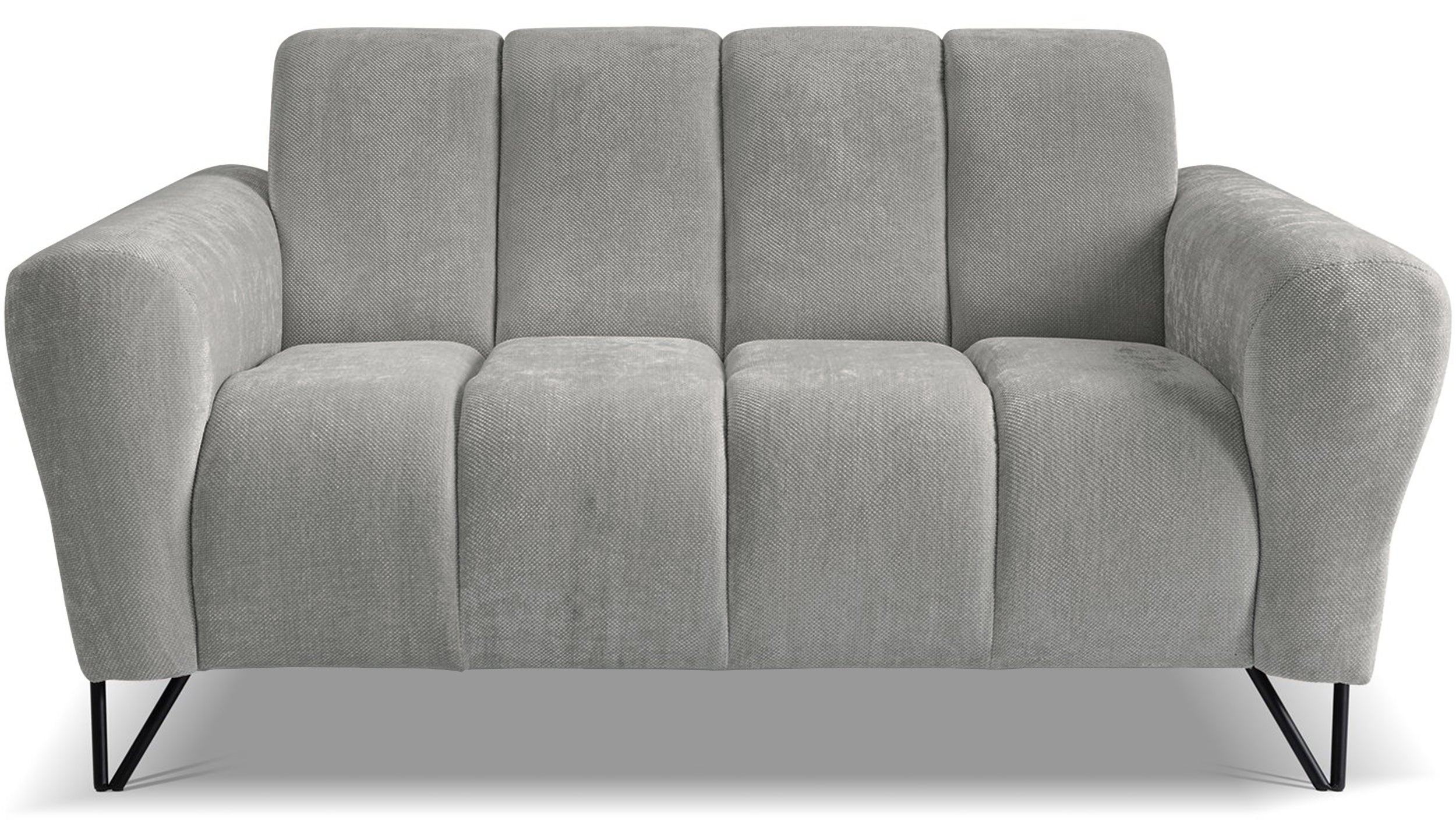 Sofa dwuosobowa Volare jasnoszara szenil łatwoczyszczący