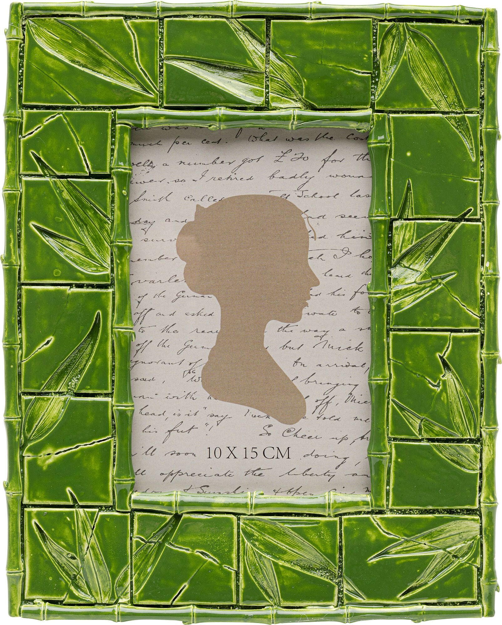Ramka na zdjęcia Leaf zielona 10x15cm