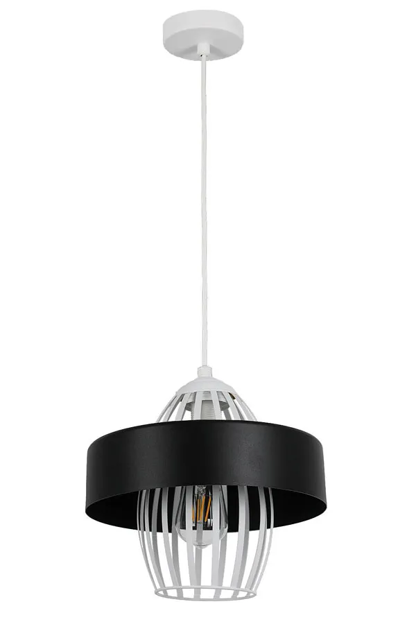 Loftowa lampa wisząca z drucianym kloszem A308-Otio | Edinos.pl