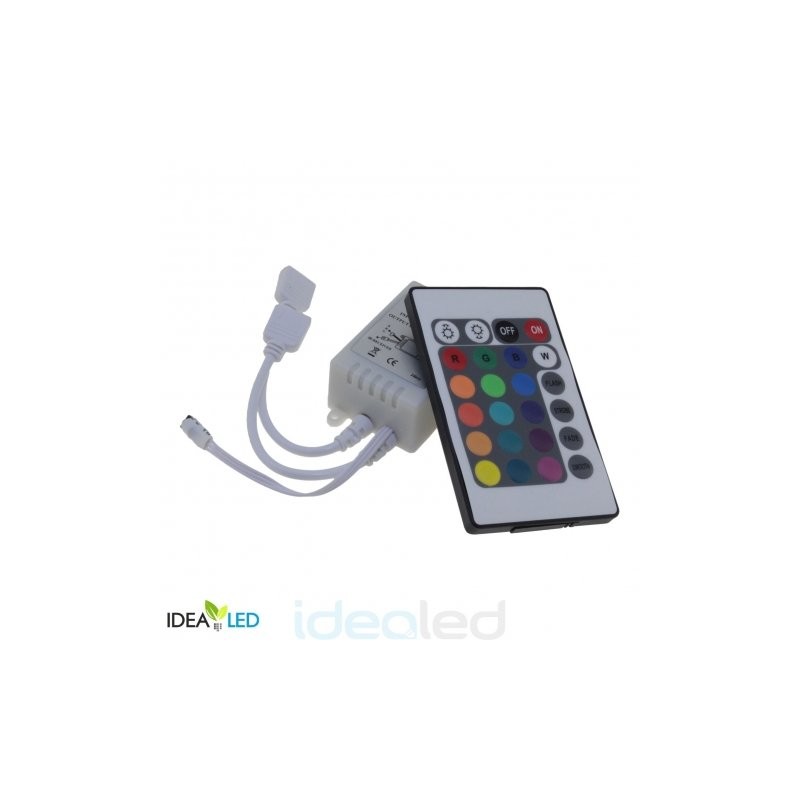 Sterownik Rgb + Pilot 24 Przyciskowy Ir 12-24V Dc