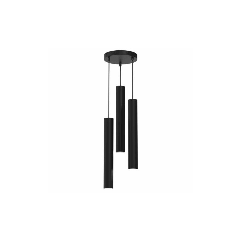 Lampa Wisząca Hudson Black 3Xgu10