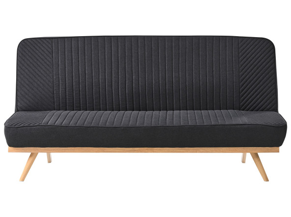 Sofa kanapa rozkładana 2-osobowa czarna