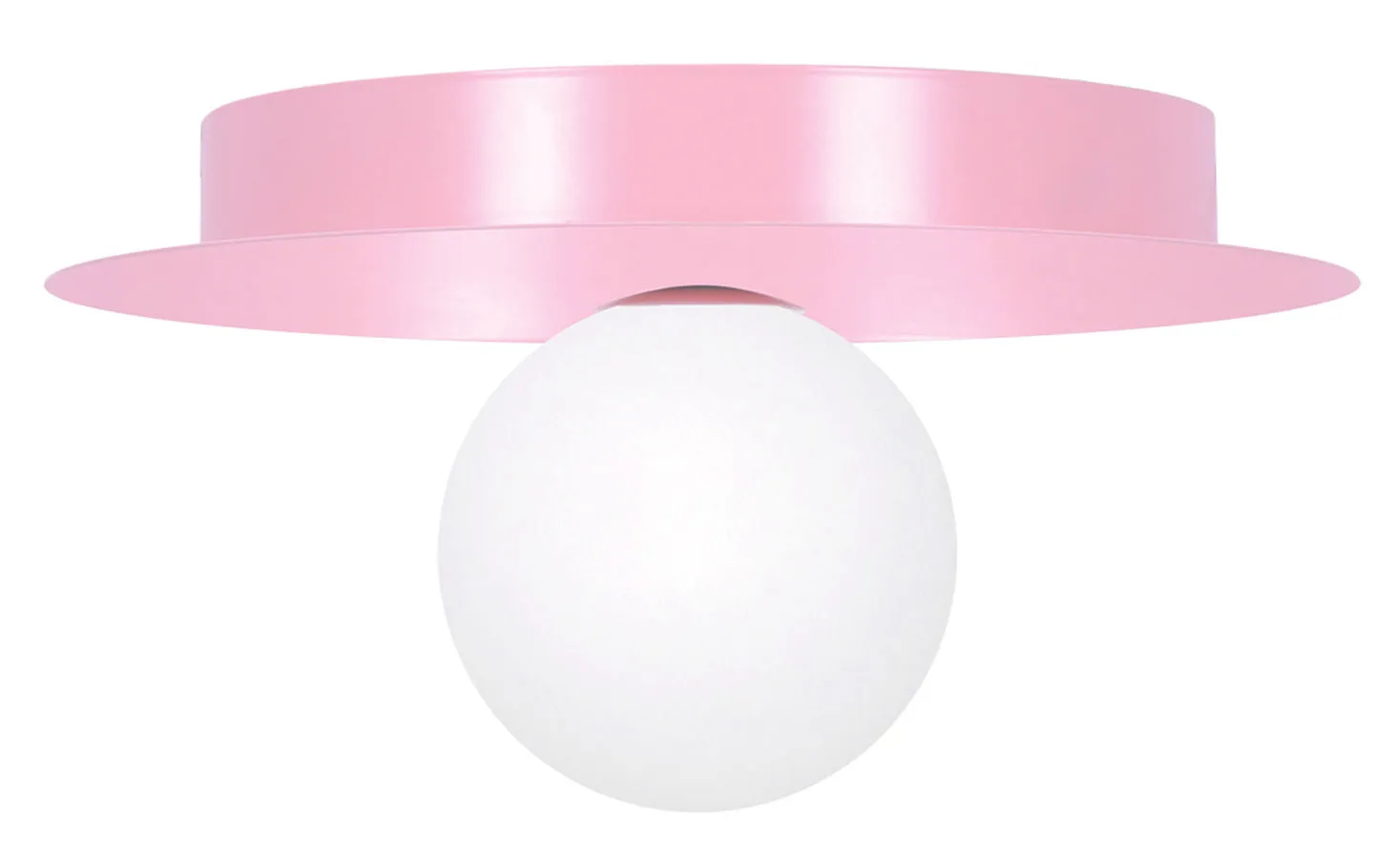 Różowa lampa sufitowa metalowy kapelusz A678-FEA | Edinos.pl