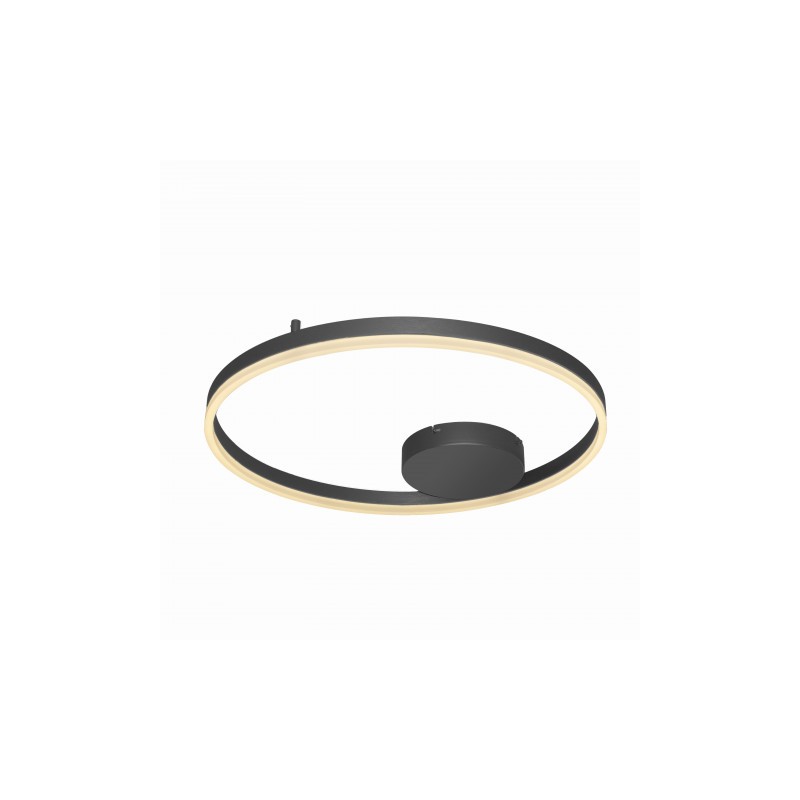 Czarna Lampa Sufitowa Halo 60 Bk Az4701