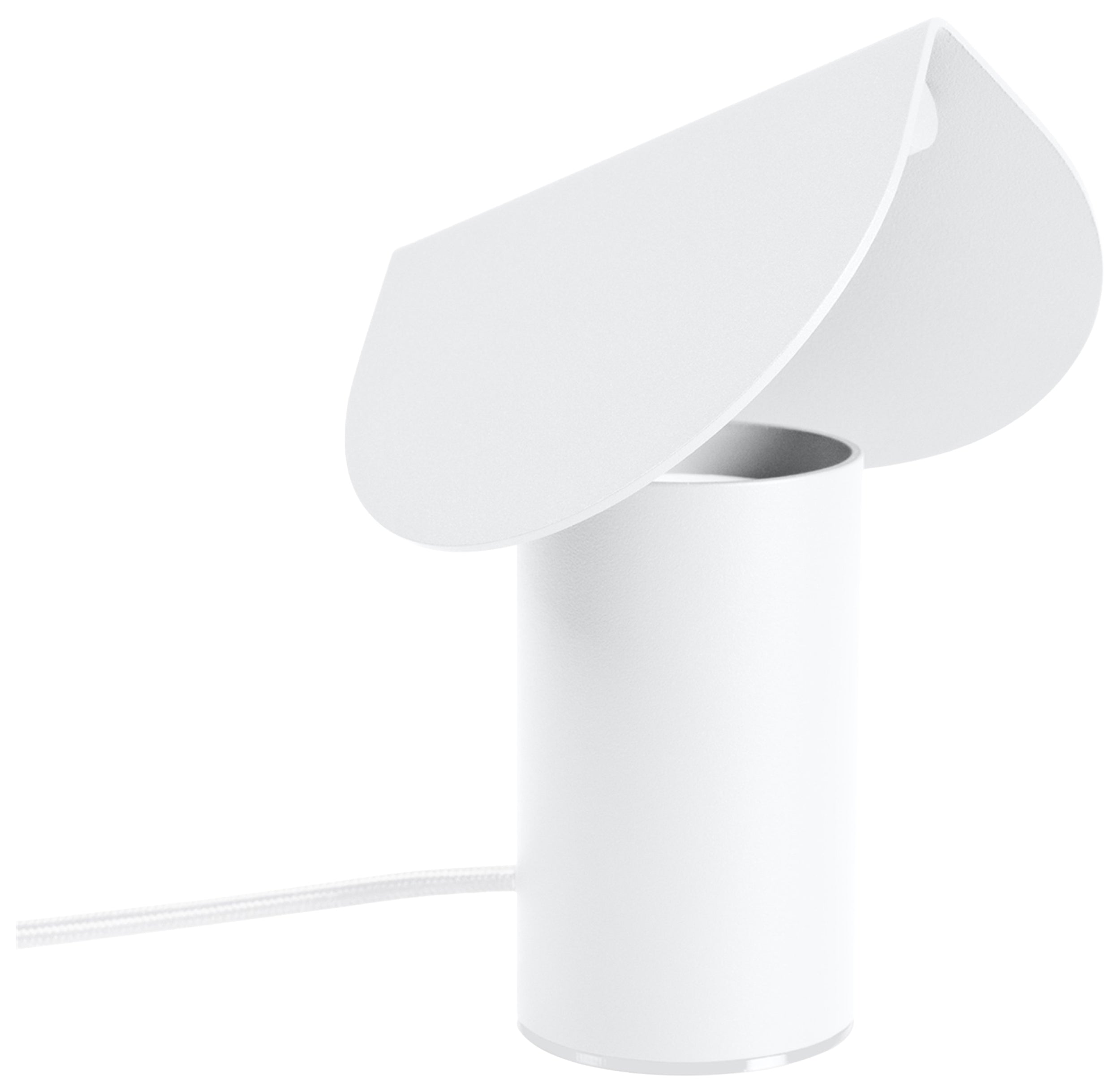 Lampa stołowa Biscuit LED biała