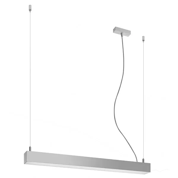 Srebrna lampa wisząca LED nad stół EX617-Herrick | Edinos.pl