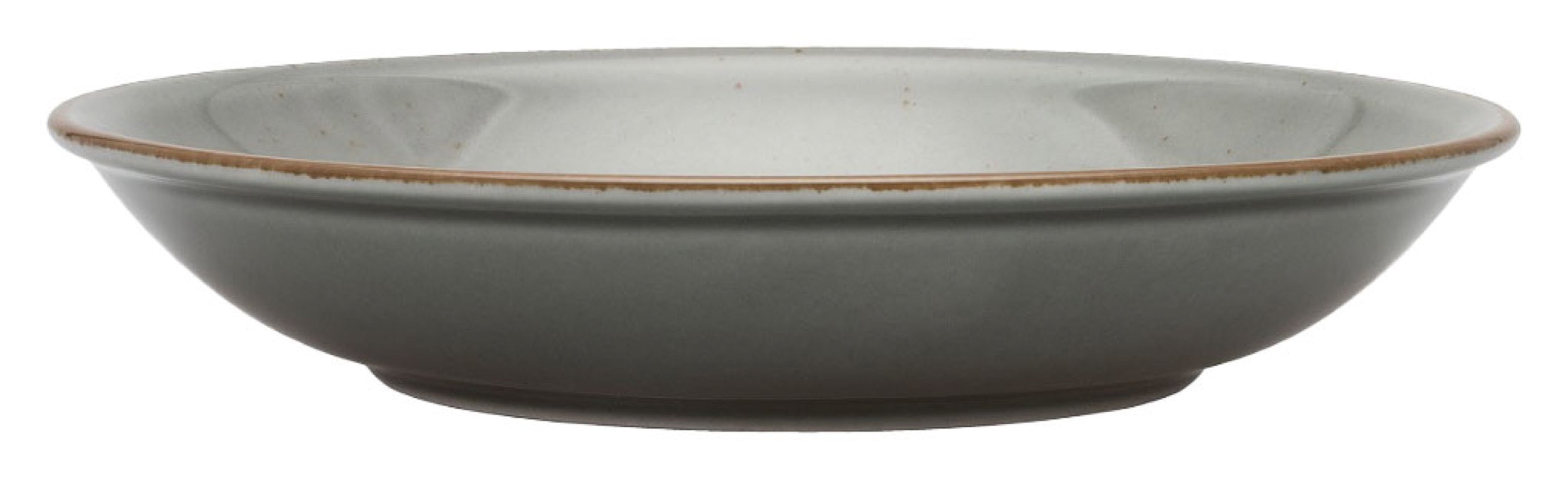 Talerz głęboki porcelanowy Art. 23 cm ciemnoszary