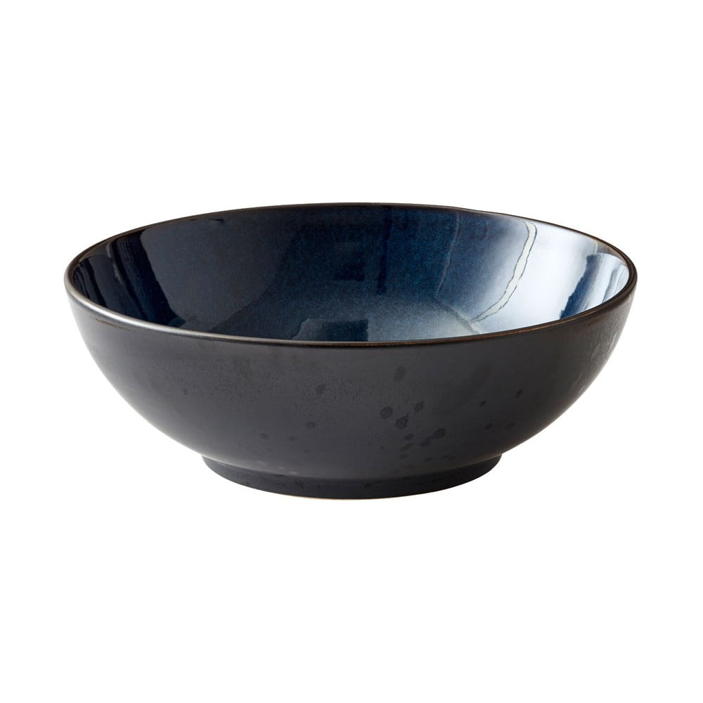 Czarno-niebieska kamionkowa misa ø 30 cm Gastro Dark Blue/Black – Bitz
