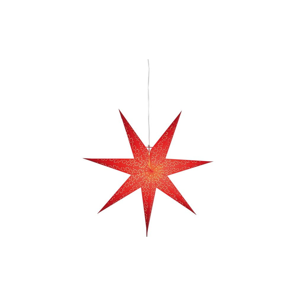 Czerwona dekoracja świetlna Star Trading Dot Red, ⌀ 70 cm