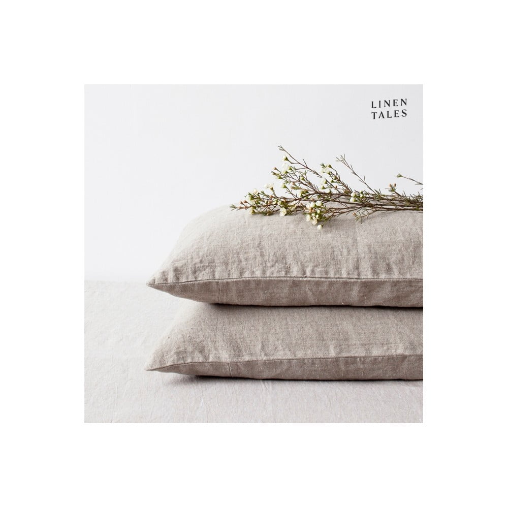 Lniana poszewka na poduszkę 80x80 cm Natural – Linen Tales