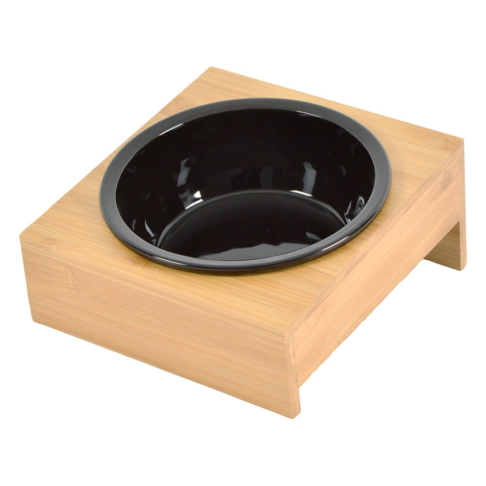 Bambusowa miska ze stojakiem dla psów ø 16 cm – Love Story