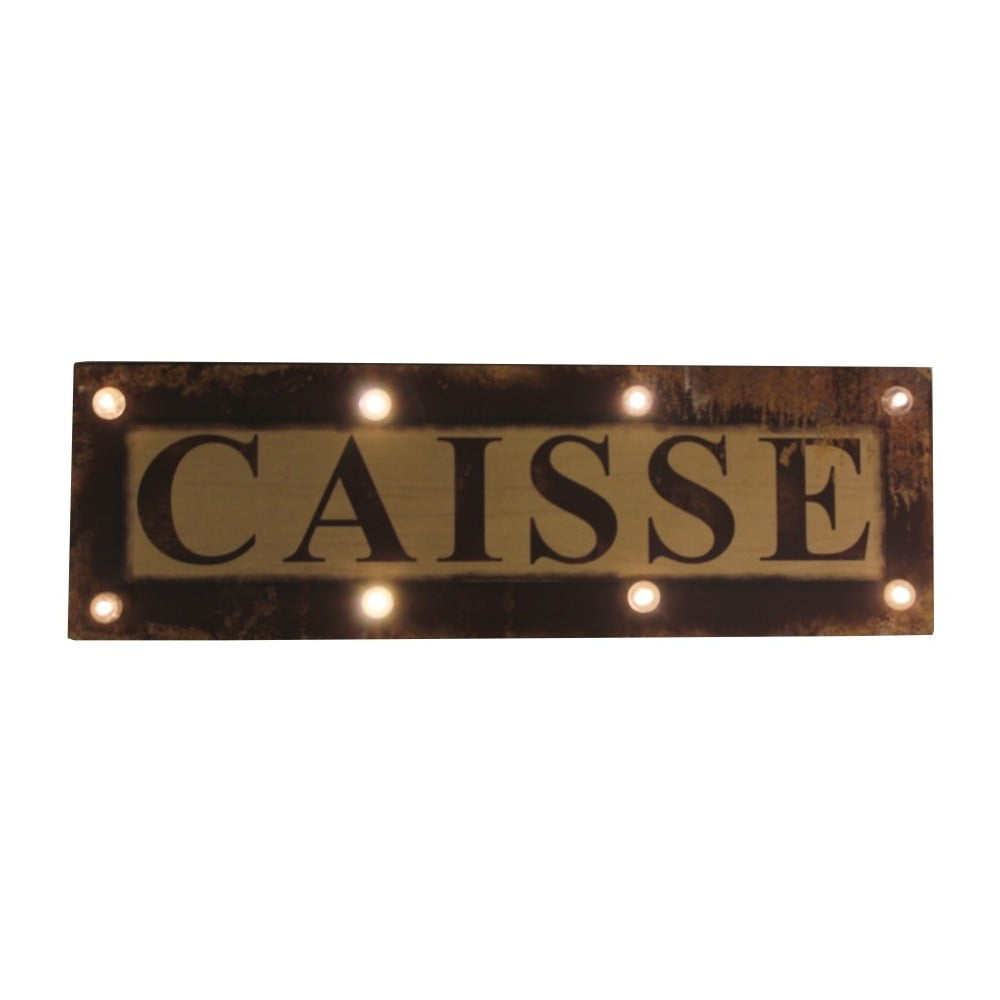 Tablica dekoracyjna z oświetleniem Antic Line Caisse