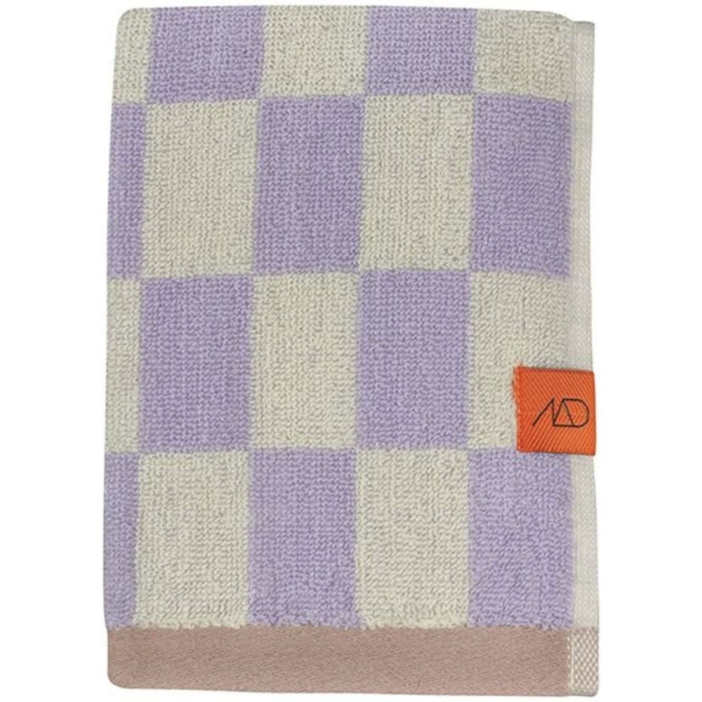 Jasnożółto-fioletowe ręczniki z bawełny organicznej zestaw 2 szt. 40x55 cm Retro – Mette Ditmer Denmark