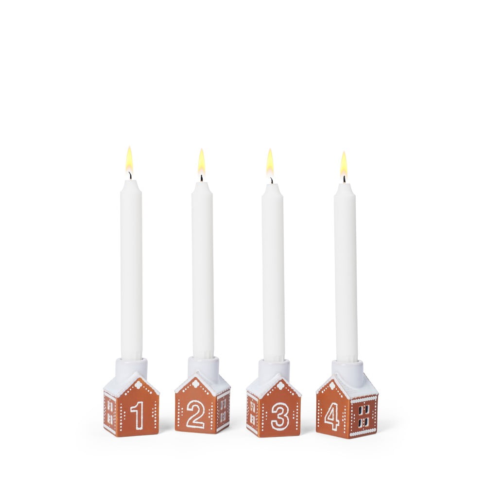 Ceramiczny adwentowy świecznik Gingerbread – Kähler Design