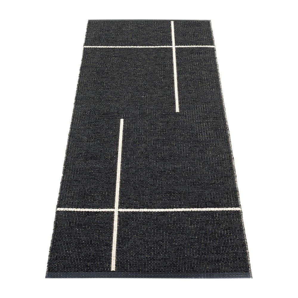 Czarny chodnik odpowiedni na zewnątrz 70x180 cm Fred Black – Pappelina