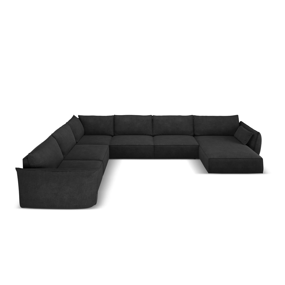 Ciemnoszary narożnik (lewostronny) Vanda – Mazzini Sofas