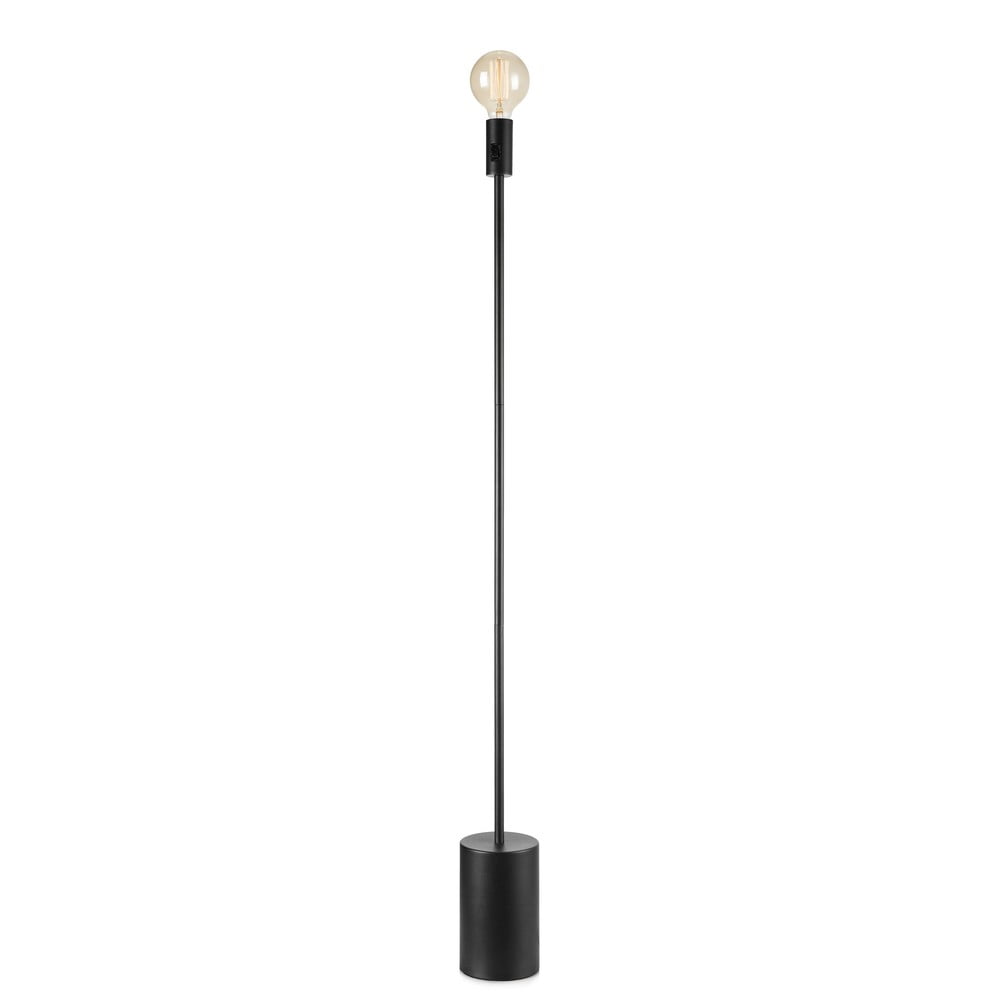 Czarna lampa stojąca Markslöjd Capital, wys. 1,35 m
