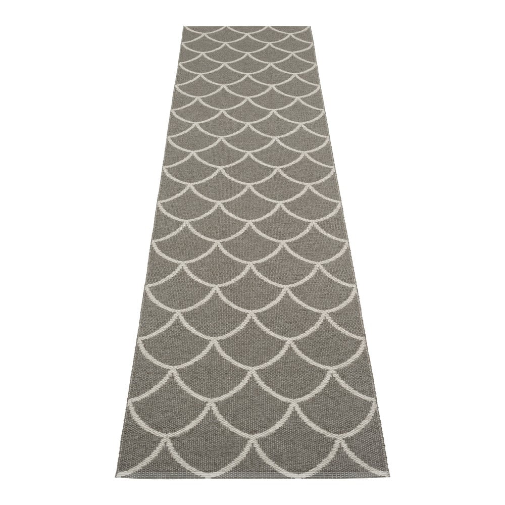 Szary chodnik odpowiedni na zewnątrz 70x300 cm Kotte Charcoal – Pappelina