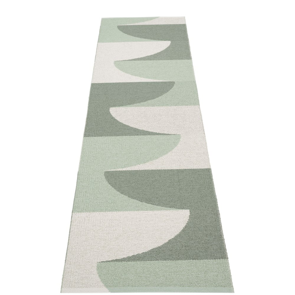 Zielony chodnik odpowiedni na zewnątrz 70x270 cm Hill Army Misty Mint – Pappelina
