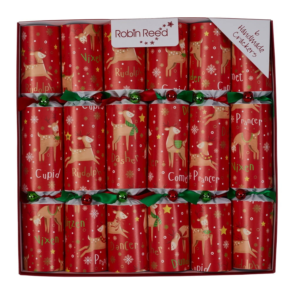 Crackery świąteczne zestaw 6 szt. Rudolph & Friends – Robin Reed