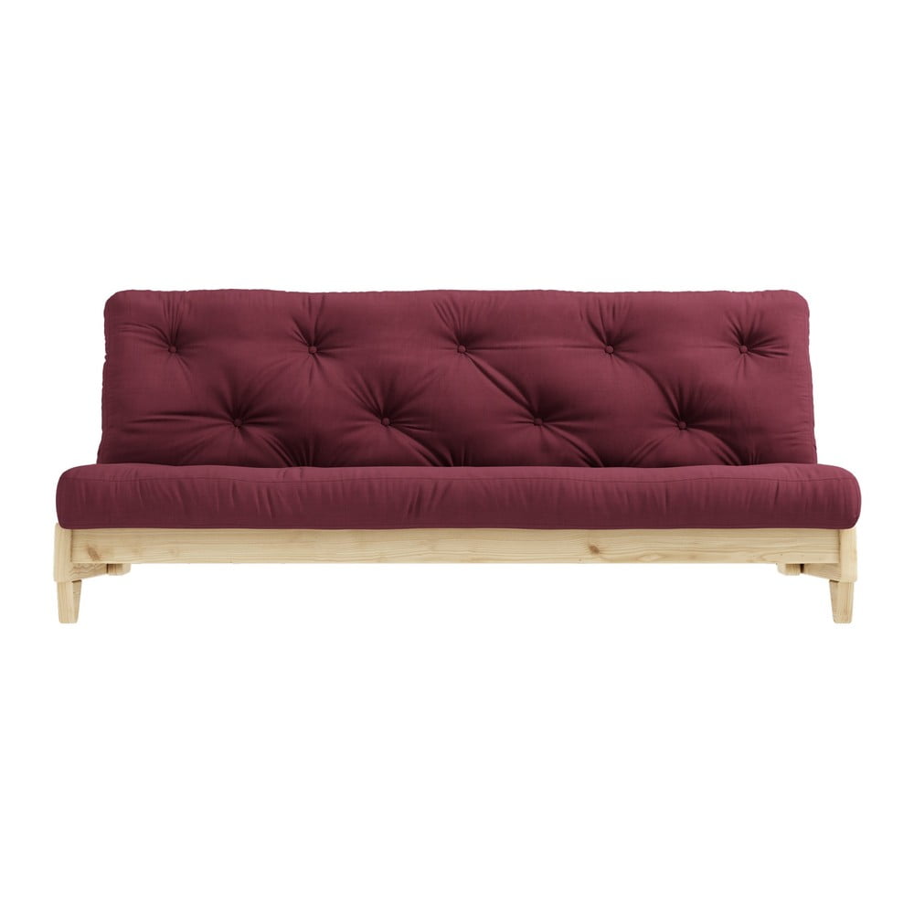 Sofa rozkładana Karup Design Fresh Natural Clear/Bordeaux