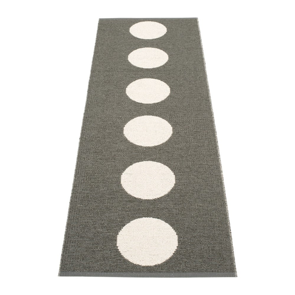 Ciemnoszary chodnik odpowiedni na zewnątrz 70x225 cm Vera Charcoal – Pappelina