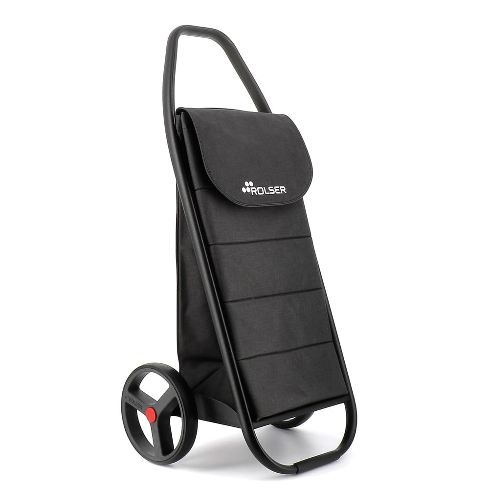 Torba na zakupy na kółkach 53 l Com Tweed Polar Black Tube – Rolser