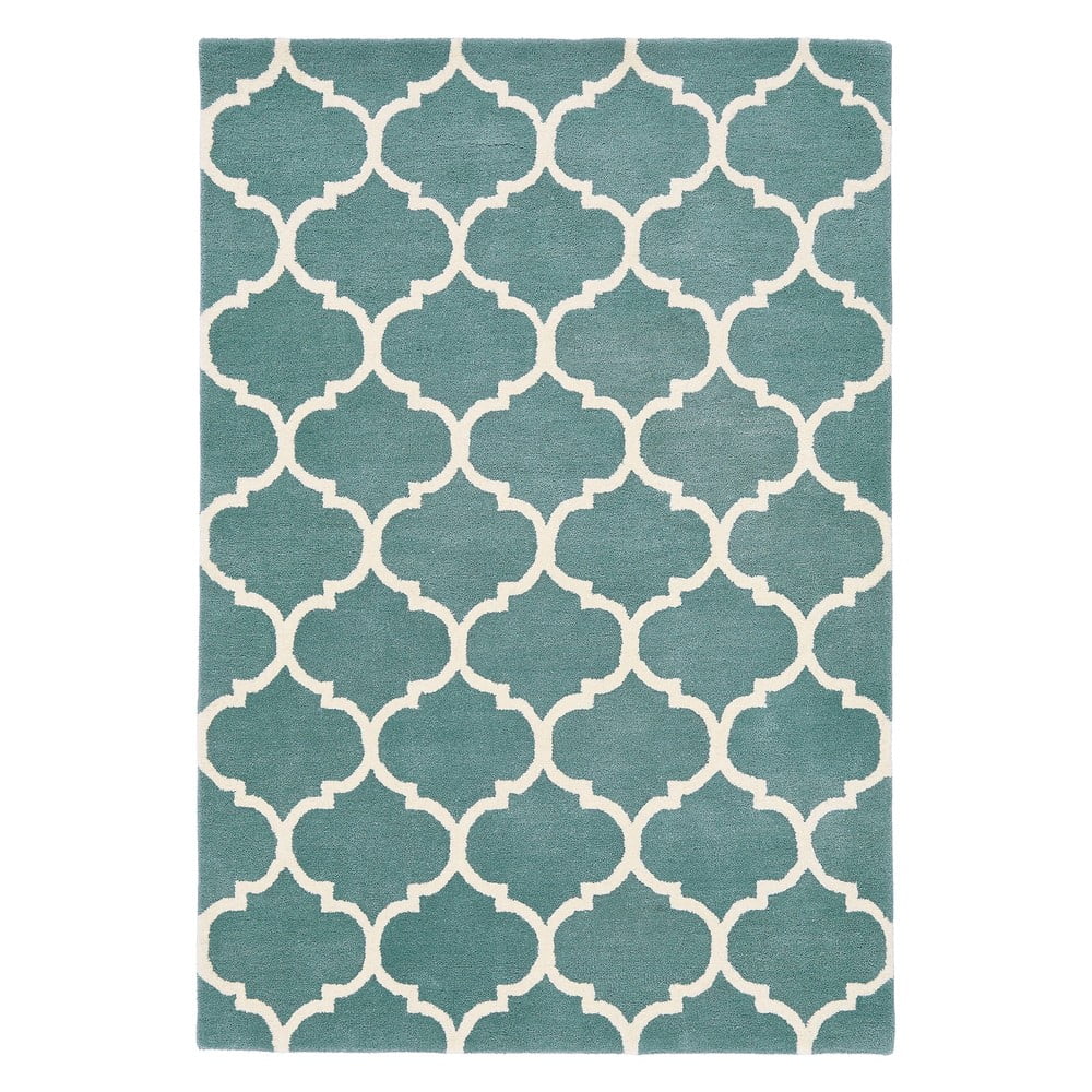 Niebieski wełniany dywan tkany ręcznie 120x170 cm Albany – Asiatic Carpets