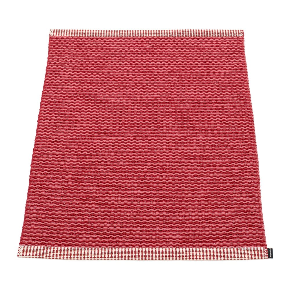 Czerwony dywan odpowiedni na zewnątrz 60x85 cm Mono Blush – Pappelina