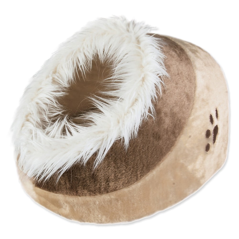 Beżowa pluszowa budka dla kotów 35x26 cm Trixie Minou – Plaček Pet Products