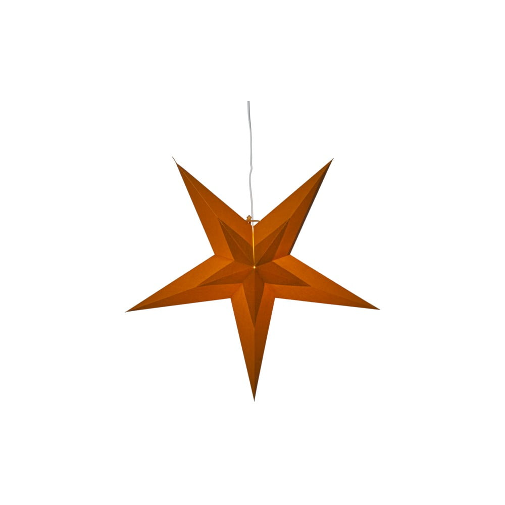 Pomarańczowa dekoracja świąteczna Star Trading Diva, ø 60 cm