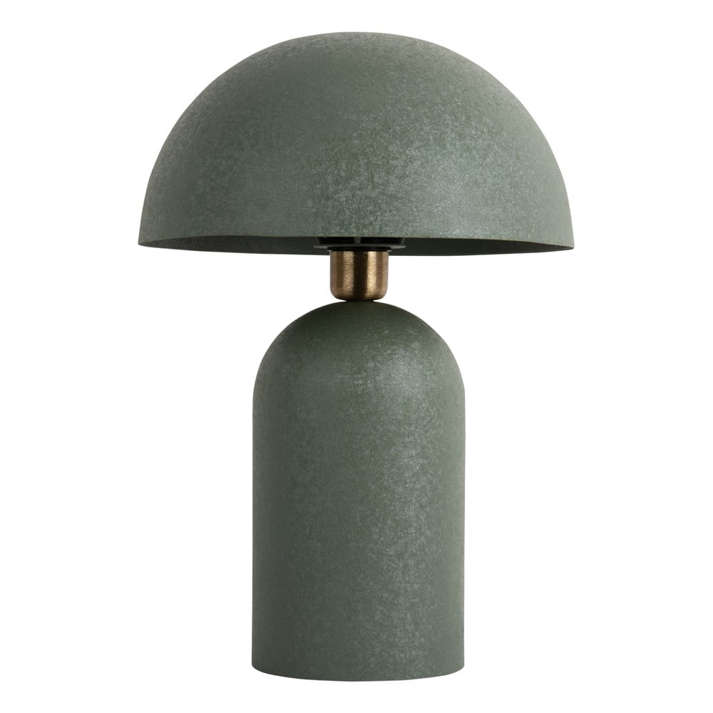 Zielona lampa stołowa z metalowym kloszem (wysokość 43 cm) Boaz – Leitmotiv