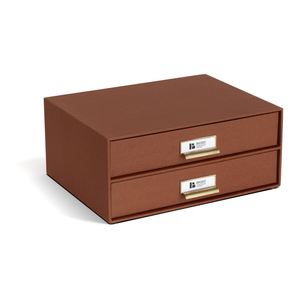 Kartonowy organizer z szufladką Birger Restore Paper Laminate – Bigso