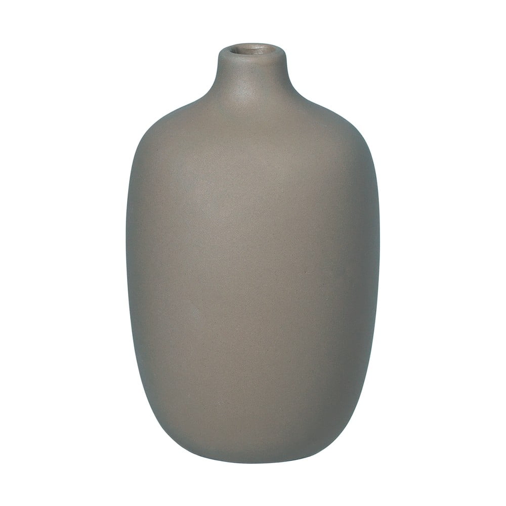 Szary ceramiczny wazon Blomus Ceola, wys. 12 cm