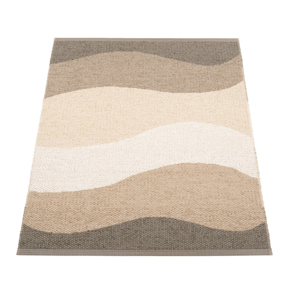Brązowo-beżowy dywan odpowiedni na zewnątrz 70x100 cm Urvi Earth – Pappelina