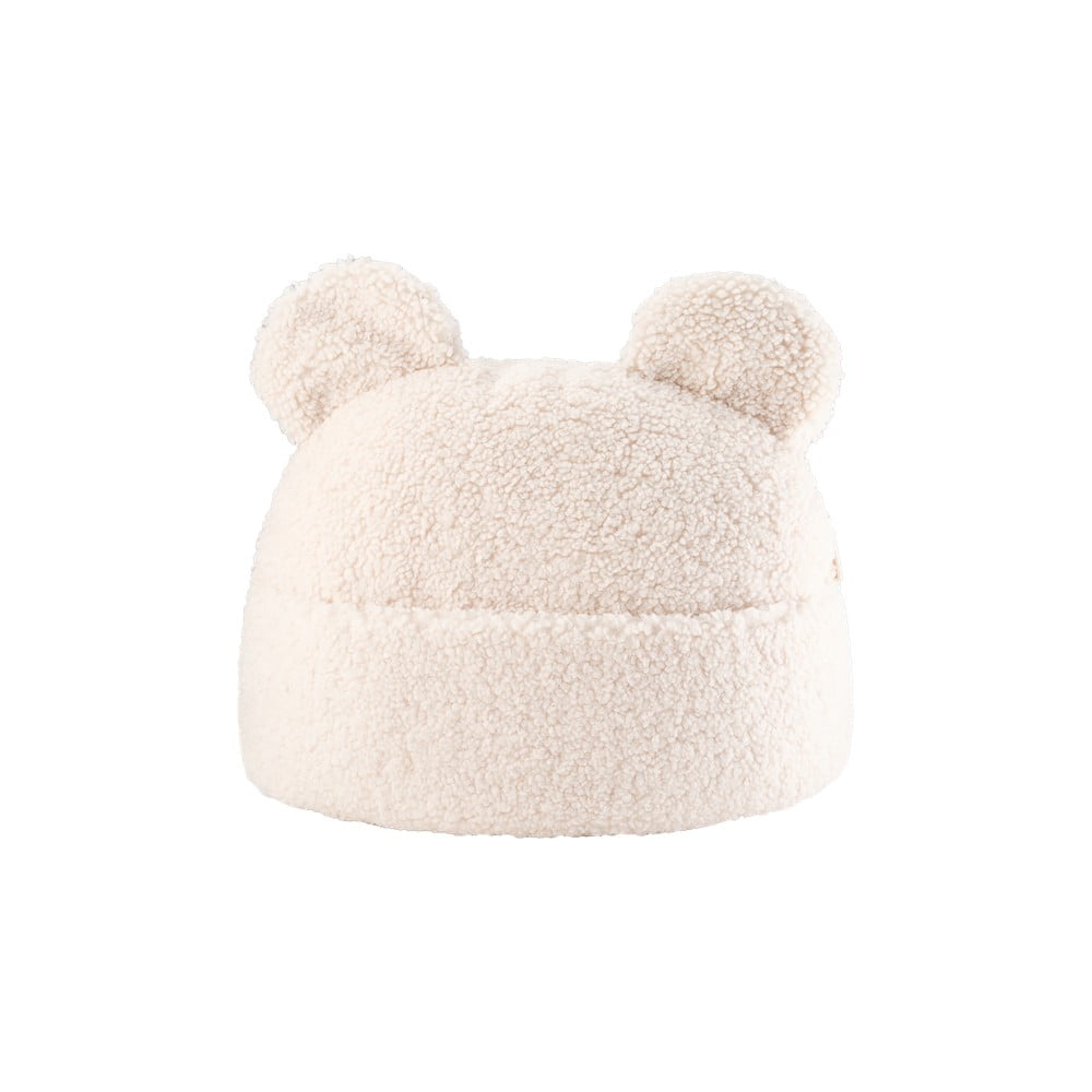 Kremowa poduszka na sofę dziecięcą z materiału bouclé Teddy Pouch – Wigiwama