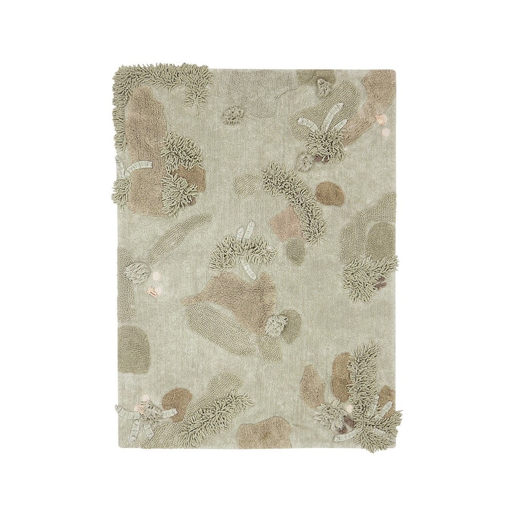 Beżowy bawełniany dziecięcy dywan do zabawy 120x160 cm Mushroom Forest – Lorena Canals
