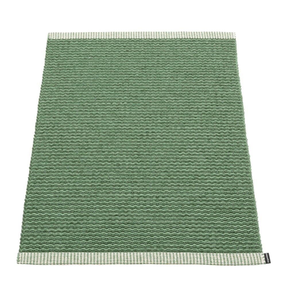 Zielony dywan odpowiedni na zewnątrz 60x85 cm Mono Leaf Oregano – Pappelina