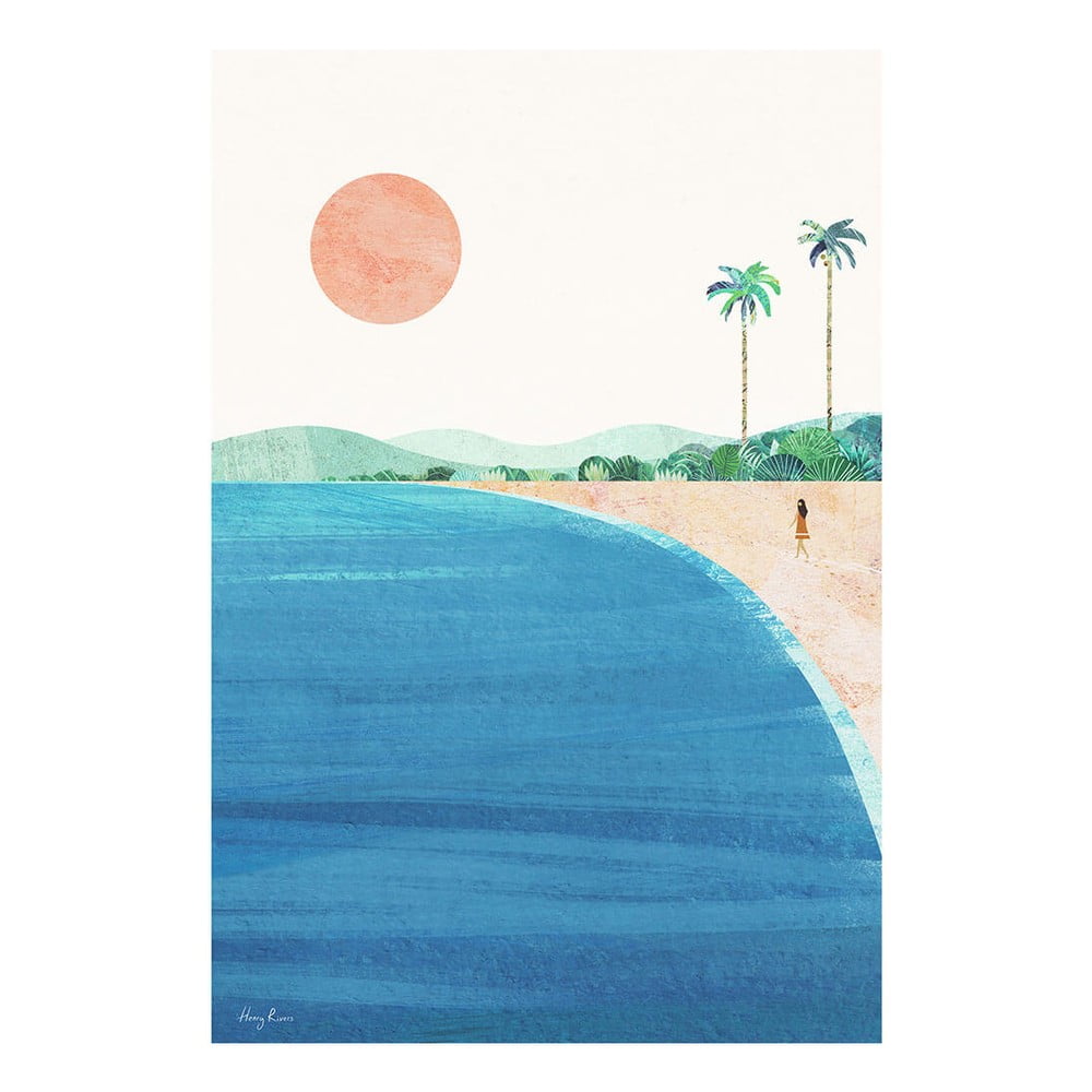 Plakat 30x40 cm Paradise Beach – Travelposter