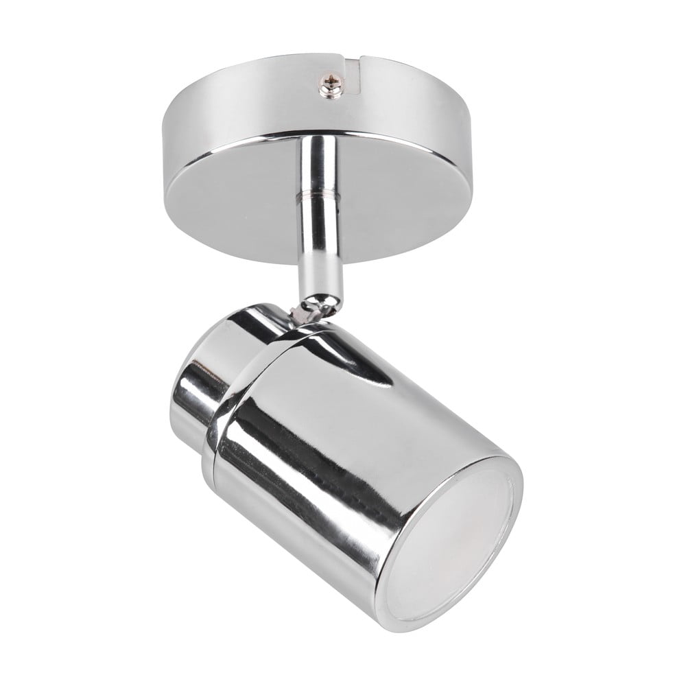 Metalowa lampa punktowa w kolorze błyszczącego srebra 10x9 cm Angelo – Trio