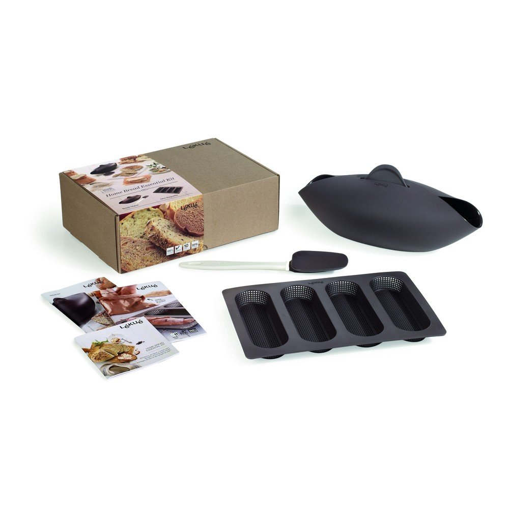 Silikonowe formy do pieczenia bagietek/chleba zestaw 3 szt. Essential – Lékué